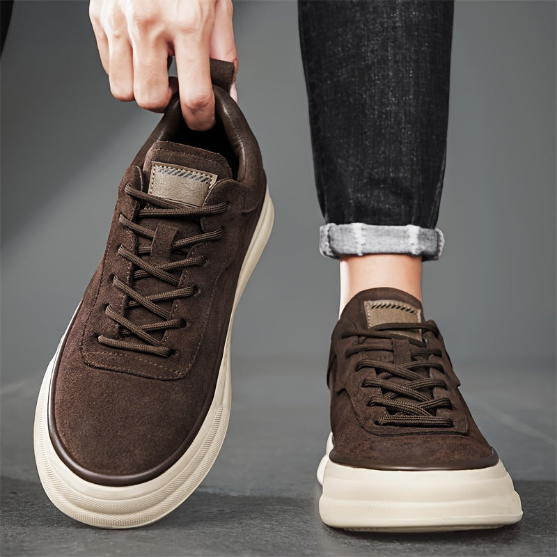 Premium Suede Leather Low Sneakers