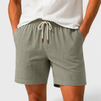 Drawstring Linen Shorts