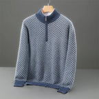 Merino Wool Diamond Quarter-Zip