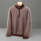 Merino Wool Diamond Quarter-Zip