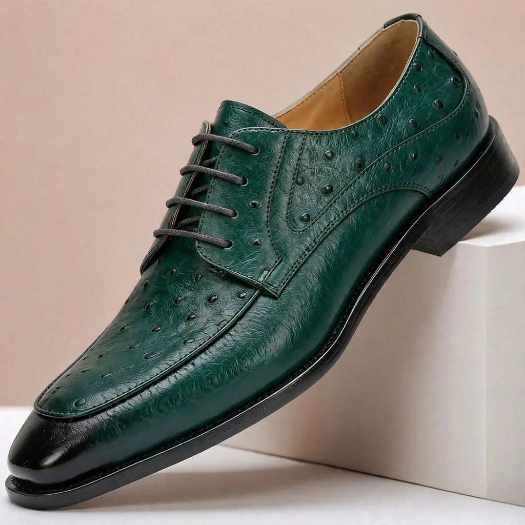 Full-Grain Leather Derby Shoes