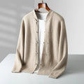 Frog Button Merino Wool Cardigan