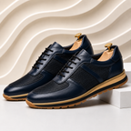 Hand-Stitched Leather Dress Sneaker