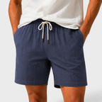 Drawstring Linen Shorts