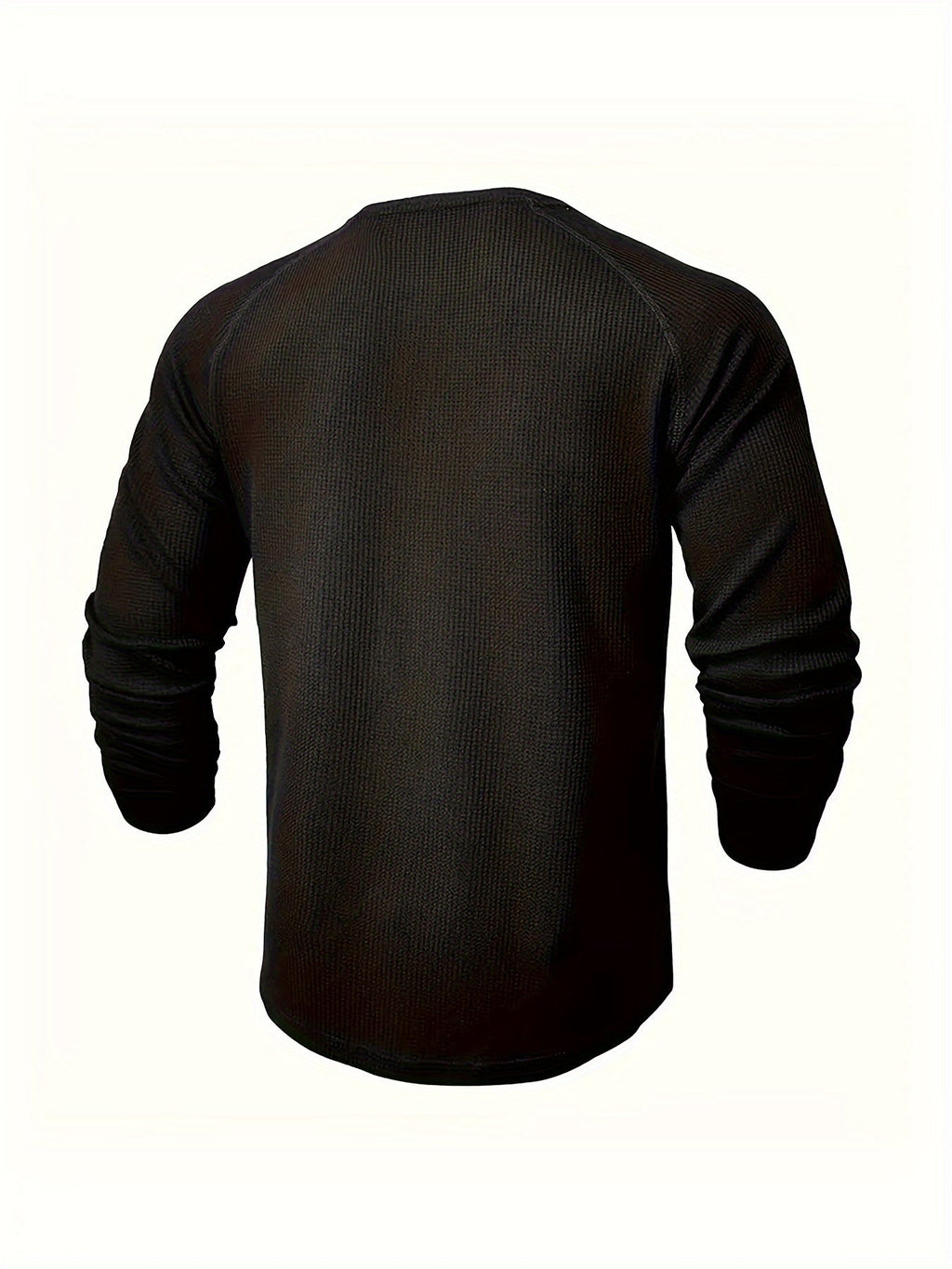 Textured Henley Short-Sleeve Tee