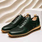 Hand-Stitched Leather Dress Sneaker