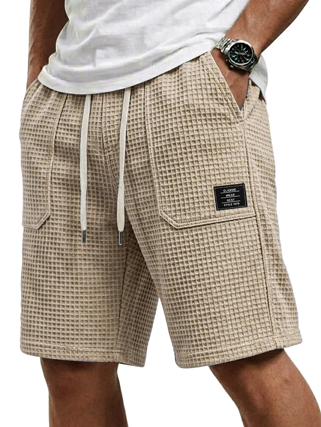Waffle Knit Summer Shorts
