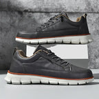 Cushioned Italian Leather Sneakers