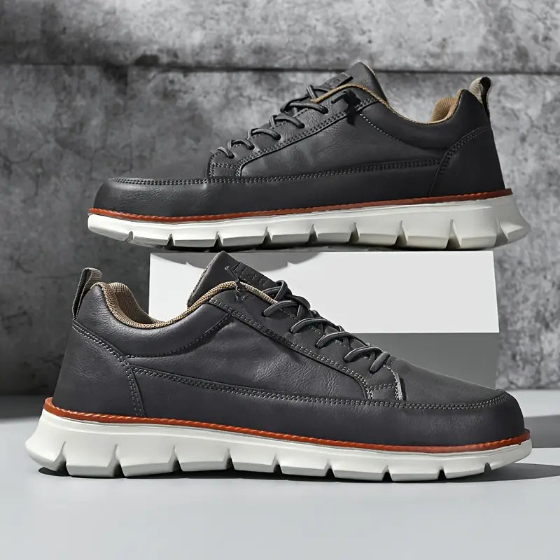 Cushioned Italian Leather Sneakers