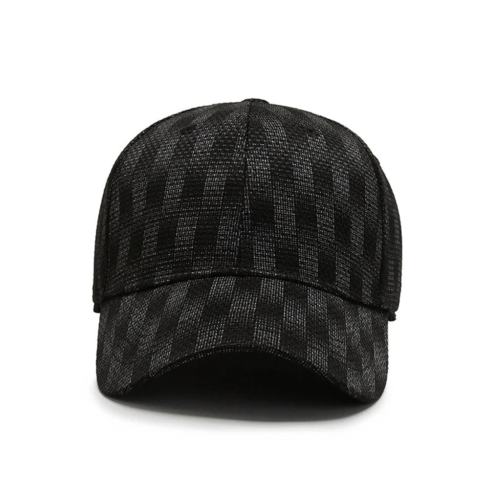Checked Signature Baseball Cap