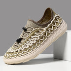 Woven Nylon Comfort Sandals