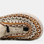 Woven Nylon Comfort Sandals