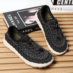 Woven Nylon Comfort Sandals