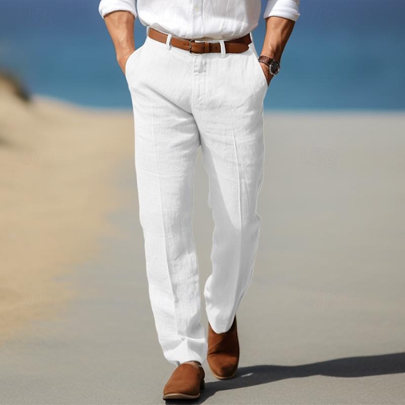 Men's Premium Linen Suit Trousers