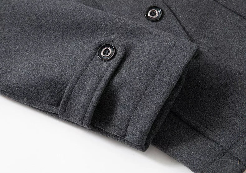 Classic Wool Winter Overcoat