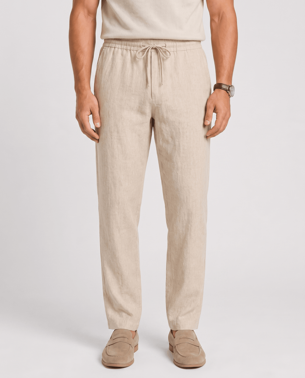 Men's Elastic Waist Casual Pants - Secranzo