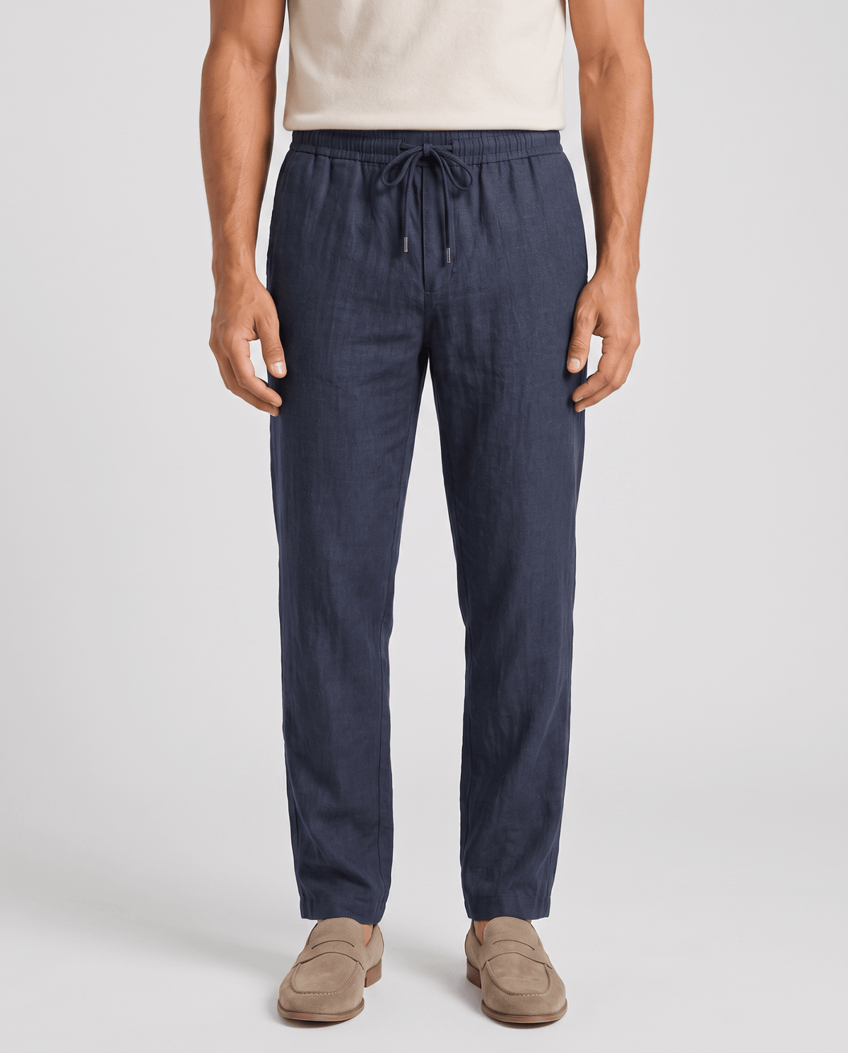Men's Elastic Waist Casual Pants - Secranzo