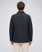 Men's Diamond Quilted Winter Jacket - Secranzo