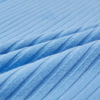 Ribbed Knit Short Sleeve Polo