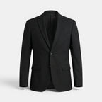 Tailored Business Blazer Cotton Linen Blend - Secranzo