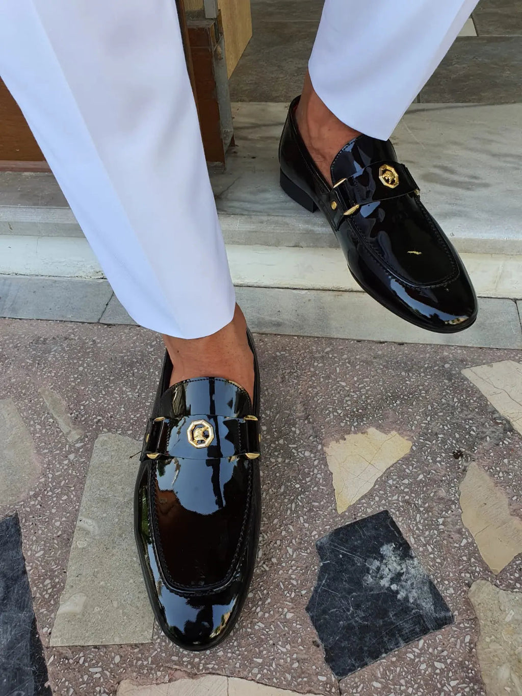 Patent Leather Penny Loafers