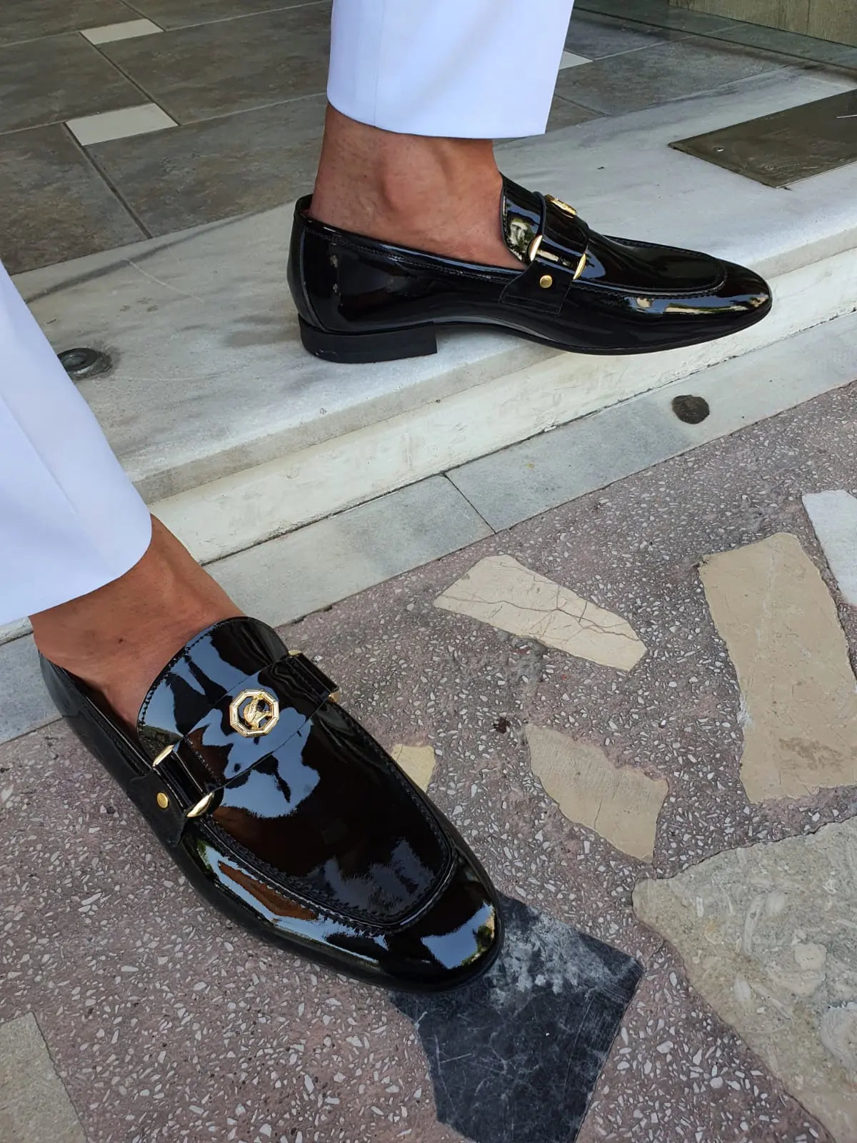 Patent Leather Penny Loafers