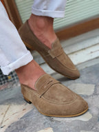 Suede Penny Loafers
