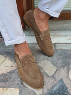 Suede Penny Loafers