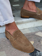 Suede Penny Loafers
