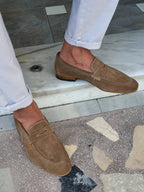 Suede Penny Loafers
