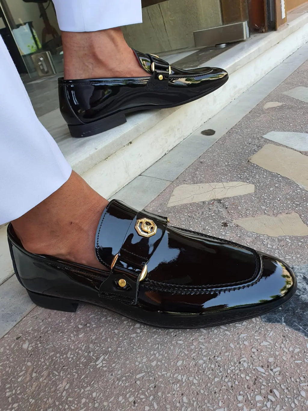 Patent Leather Penny Loafers