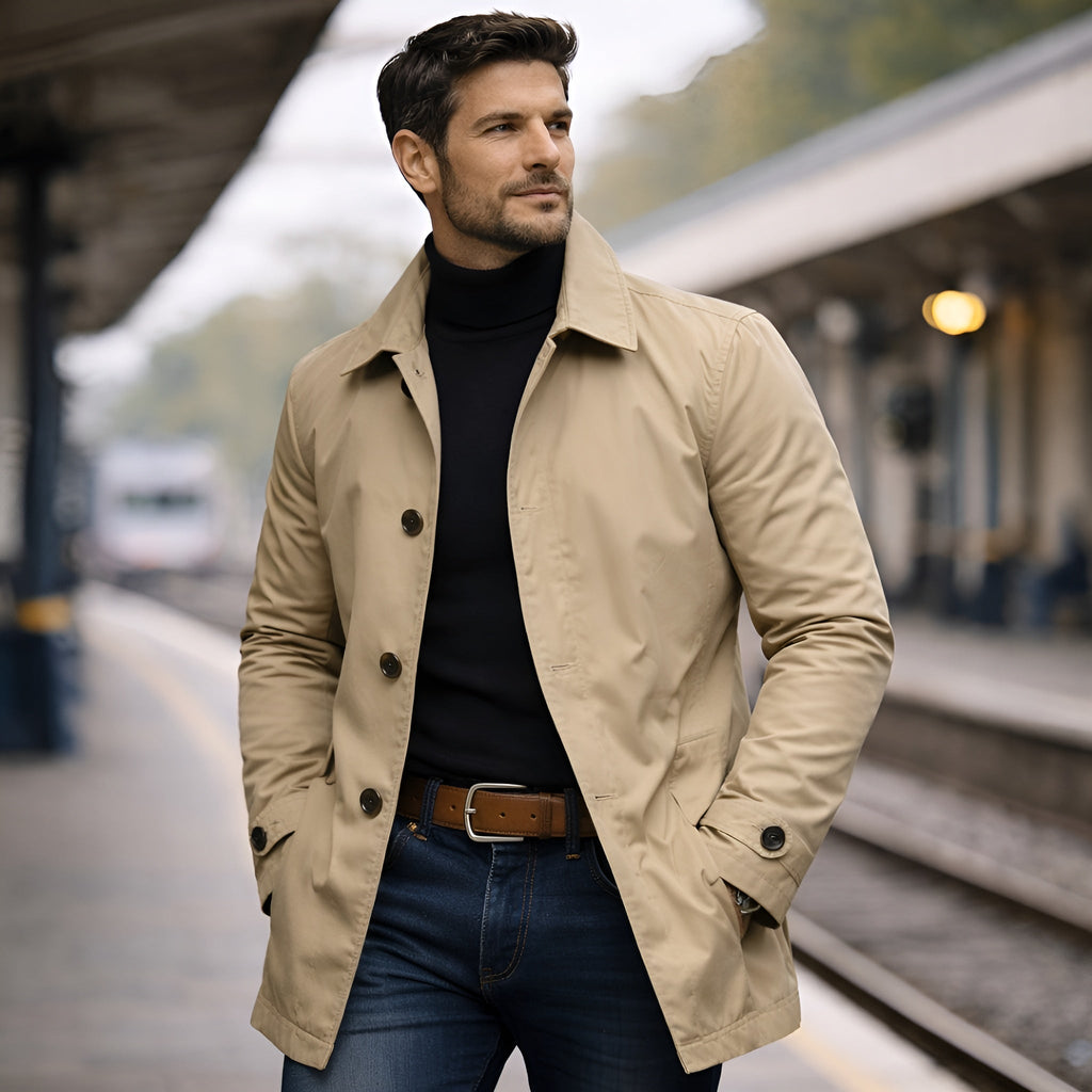 Clean-Cut Urban Winter Coat