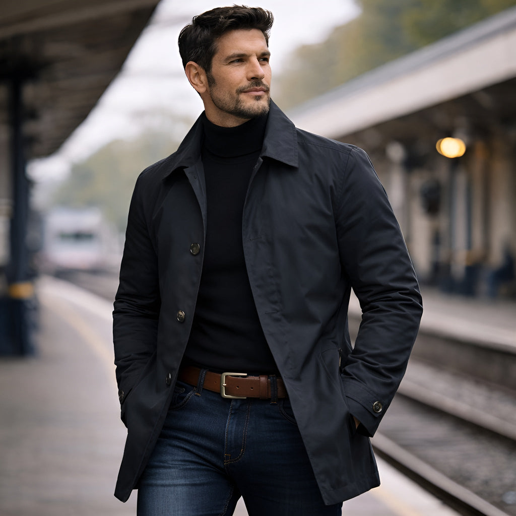 Clean-Cut Urban Winter Coat