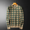Retro Argyle Crew Neck Sweater