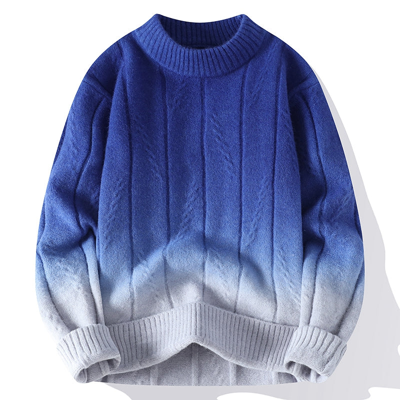 Ombre Gradient Wool Sweater