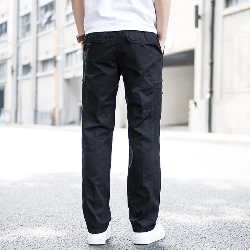 Relaxed Fit Utility Cargo Trousers