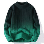Ombre Gradient Wool Sweater