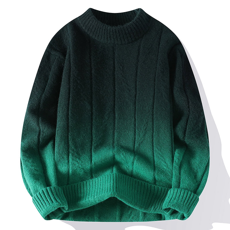 Ombre Gradient Wool Sweater