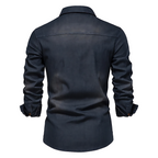 Tailored Cotton Denim Shirt