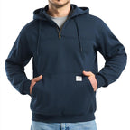 Water-Repellent Half-Zip Work Hoodie