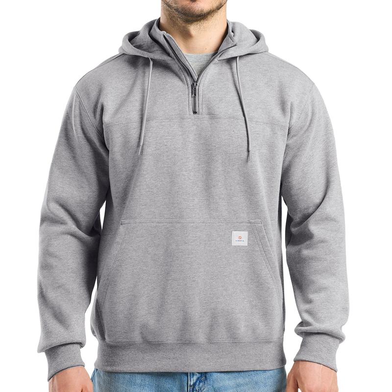 Water-Repellent Half-Zip Work Hoodie