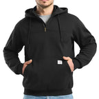 Water-Repellent Half-Zip Work Hoodie