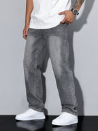 Baggy Wide Leg Denim Jeans