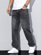 Baggy Wide Leg Denim Jeans