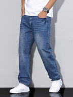 Baggy Wide Leg Denim Jeans