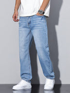 Baggy Wide Leg Denim Jeans