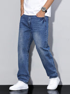 Baggy Wide Leg Denim Jeans