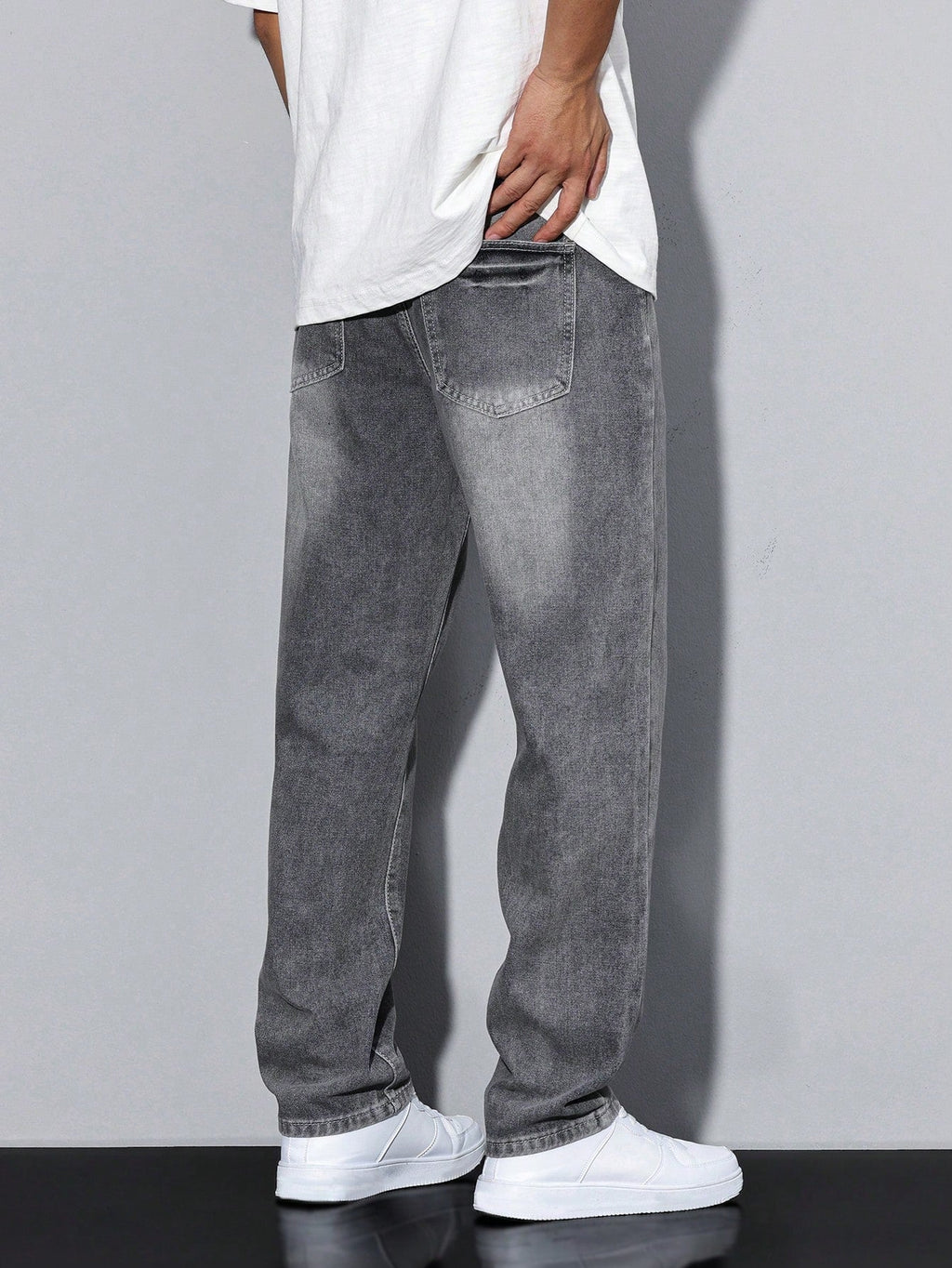 Baggy Wide Leg Denim Jeans