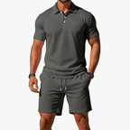 Cotton Polo and Shorts Set