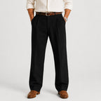 Men's Straight Leg Linen Trousers